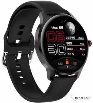 Smartwatch damski na pasku Garett Lady Olivia RT czarny. ⌚ Smartwatch Garett  (2).webp